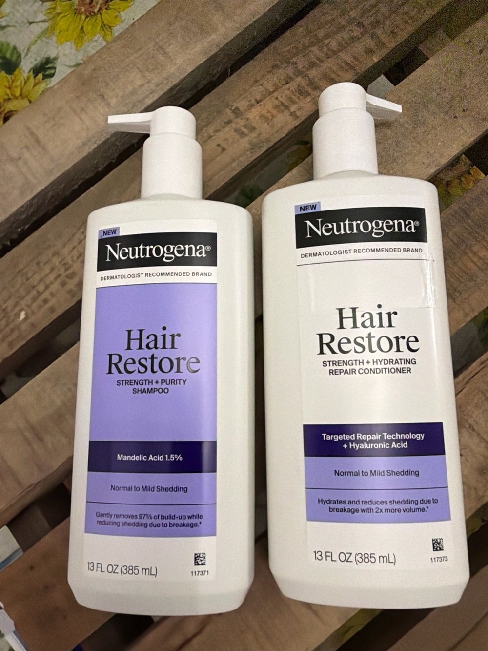 Neutrogena Hair Restore Strength + Purity Shampoo & Conditioner -
